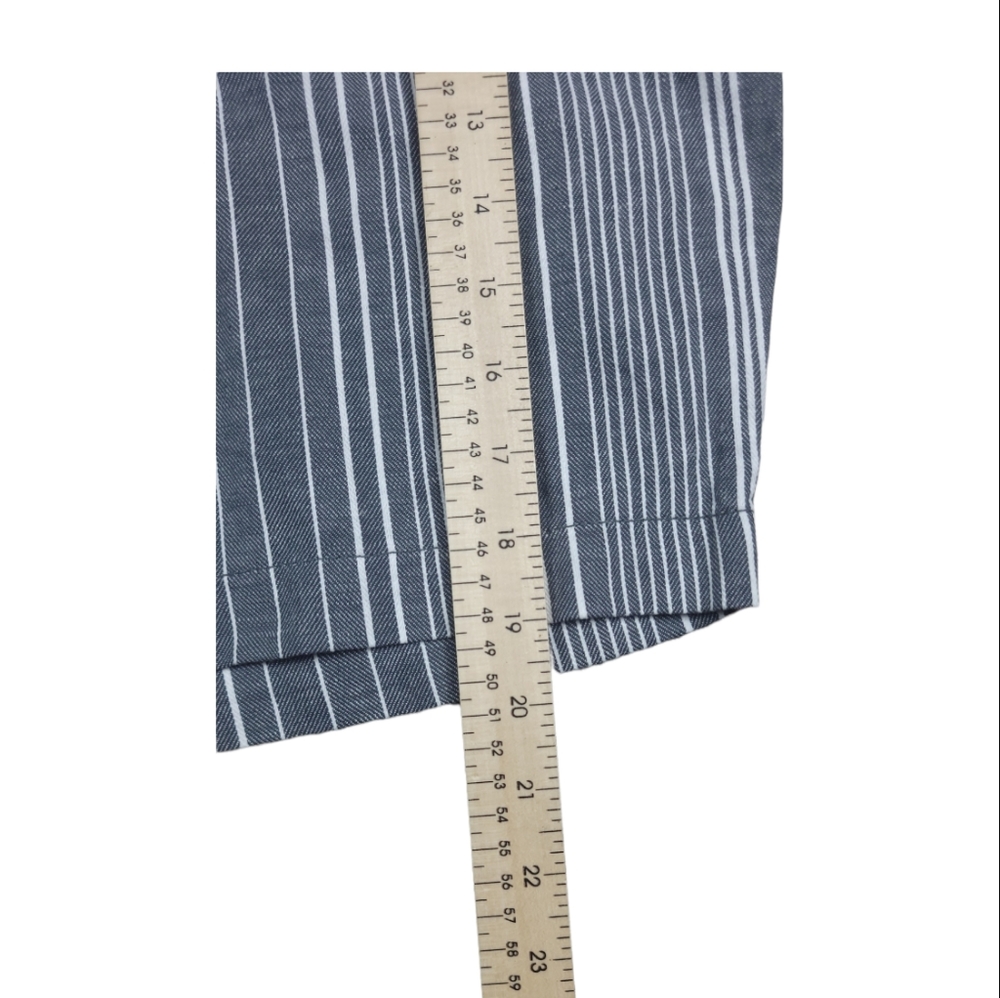 NWT MENS GOODFELLOW BRAND LINDEN GRAY/ WHITE FLAT FRONT SHORTS Sz 28. 9" INSEAM - Picture 8 of 9